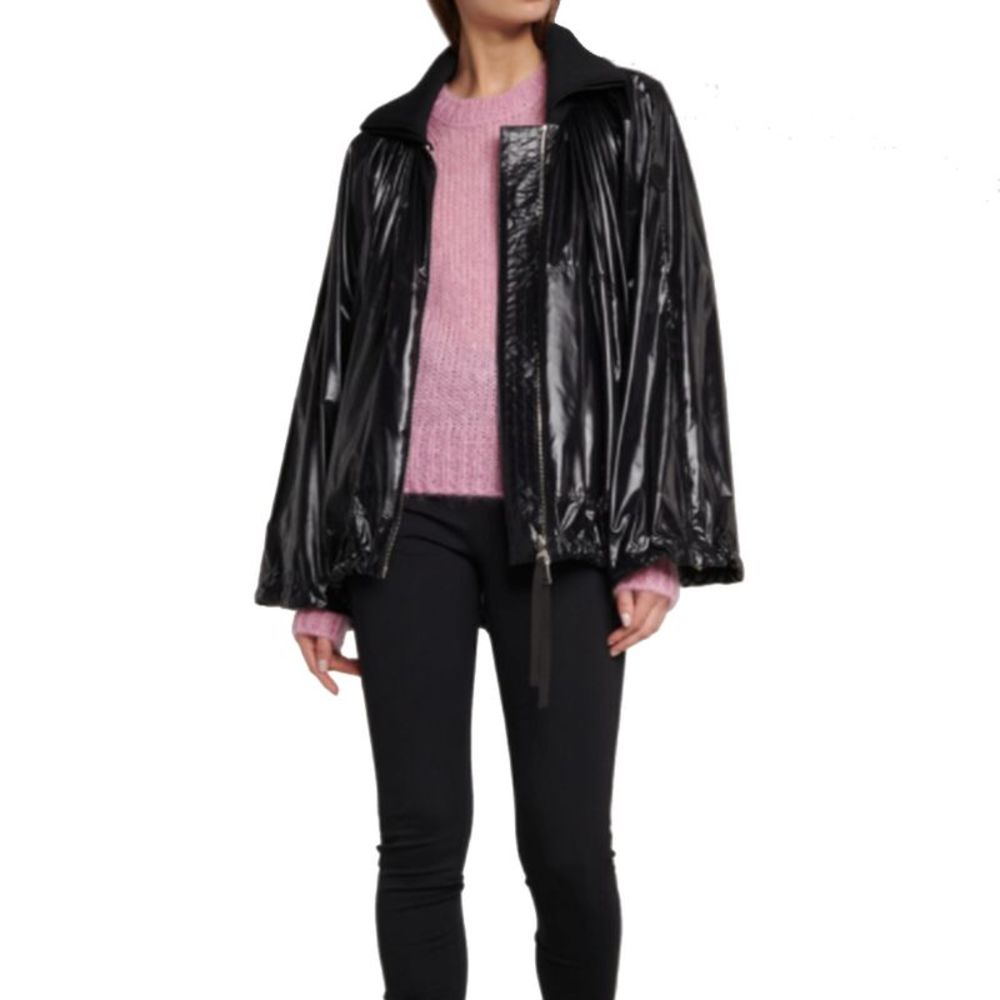 Moncler Genius Women's Fragment 1952 Diamond Lacquered Jacket Black - Picture 2 of 3